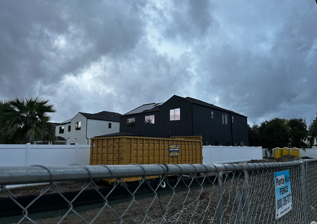 Parthenia & Encino — close up of structures