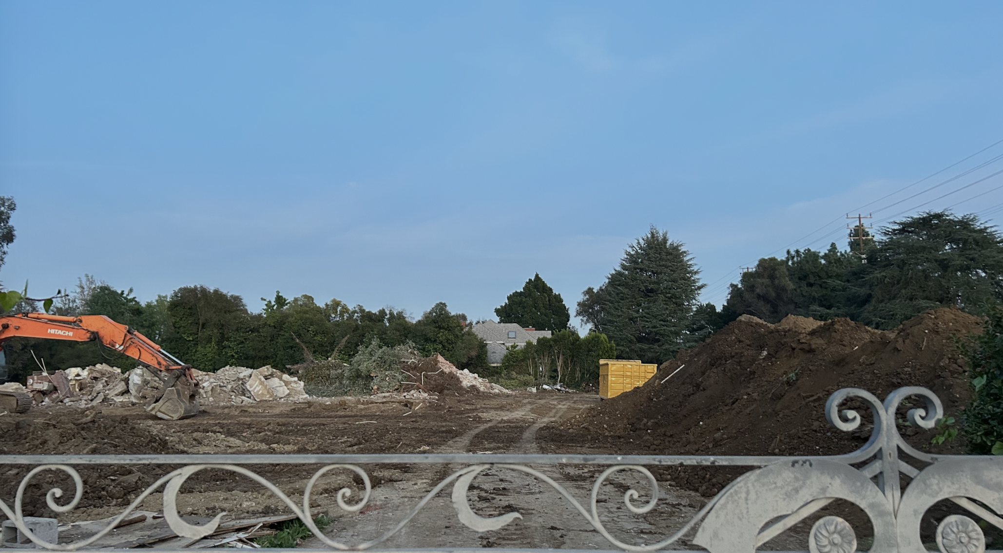 After demolition — bare earth Feb 25 2026